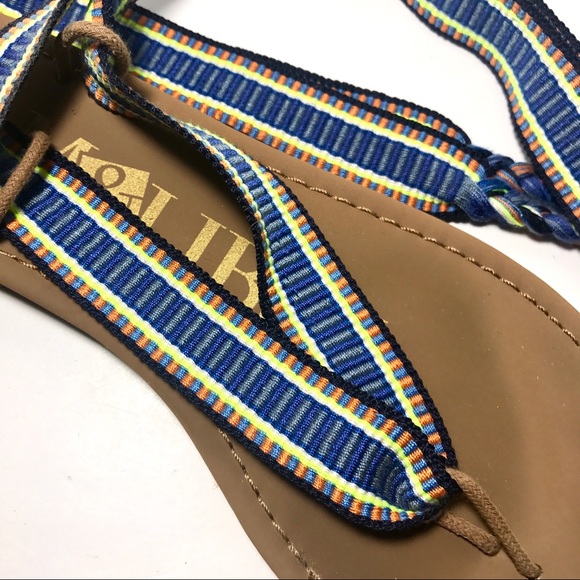 SAM & LIBBY Blossom Boho Braided Wrap Sandals - Picture 5 of 7